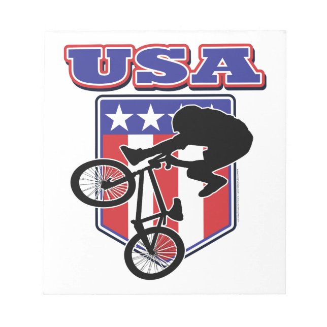 Bloc De Notas BMX Biker de USA (Frente)