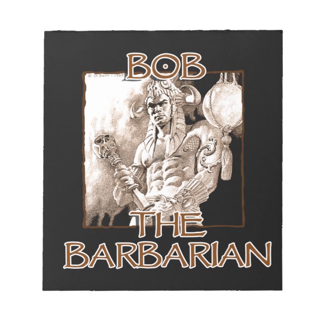 Bloc De Notas Bob, el bárbaro (Frente)