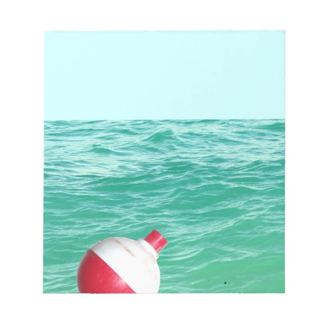 Bloc De Notas Bobber de pesca en agua (Frente)