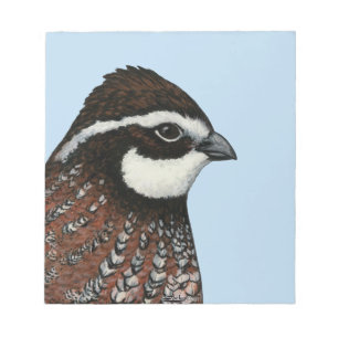 Bloc De Notas Bobwhite Quail Head