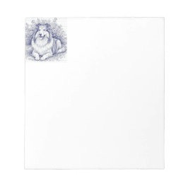 Bloc De Notas Boceto de Sheltie