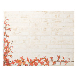 Bloc De Notas Boda de vino de otoño