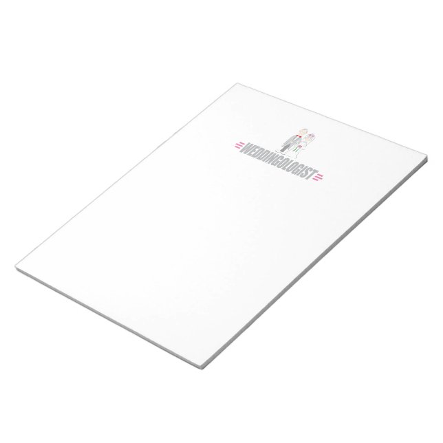 Bloc De Notas Boda gracioso (Lado Derecho)