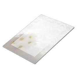 Bloc De Notas Boda Lace blanco y Daisies