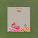 Bloc De Notas Boho Country Floral Kraft<br><div class="desc">Para obtener material de marketing adicional que coincida,  póngase en contacto conmigo en maurareed.designs@gmail.com. Para más logotipos prehechos visita logoevolution.co.</div>