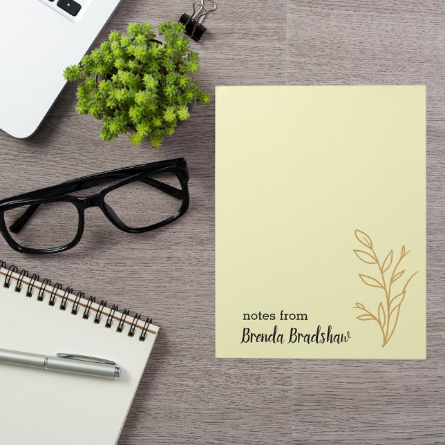 Bloc De Notas Boho minimalista simple y elegante (Subido por el creador)