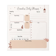 Boho Personalizable Islámico Ramadan Planner