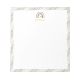 Bloc De Notas Boho Rainbow Pastels