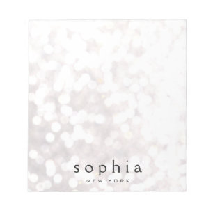 Bloc De Notas Bokeh Purpurina