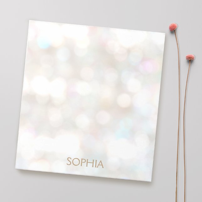 Bloc De Notas Bokeh sutil y dulce de Bonito (Subido por el creador)
