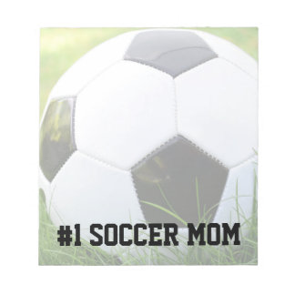 Bloc De Notas Bola de fútbol número uno de mamá clásica