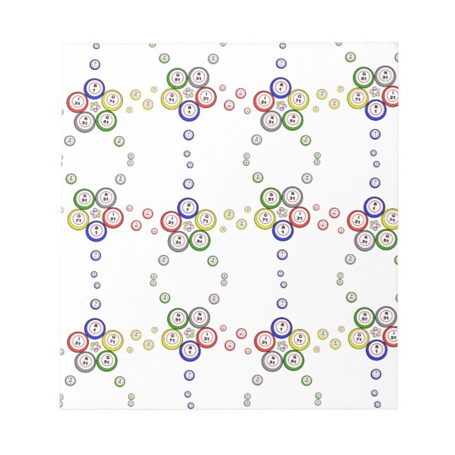 Bloc De Notas Bolas de Bingo (Frente)