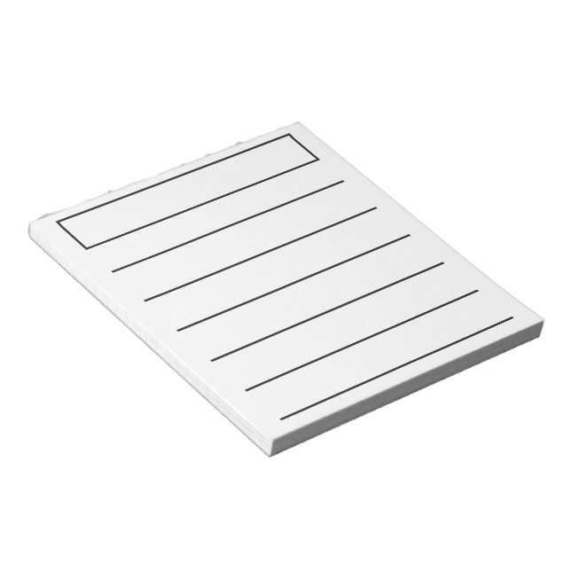 Bloc De Notas Bold Line Wide Rule Low Vision Simple (Lado Derecho)