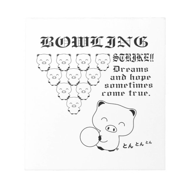 Bloc De Notas Bolos (Frente)