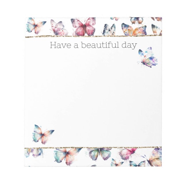 Bloc De Notas Bonito Butterflies (Frente)