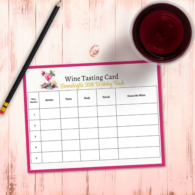 Bloc De Notas Bonito en rosa 30 Fiesta de cumpleaños adivina el  (Subido por el creador)