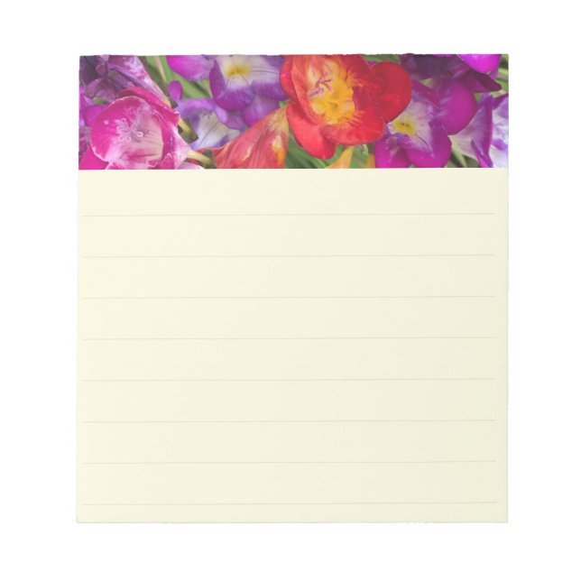 Bloc De Notas Bonito Floral LIned Notepad (Frente)