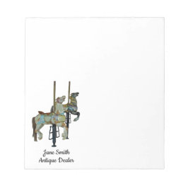 Bloc De Notas Bonito Merry Go Round Carousse Horses Notepad