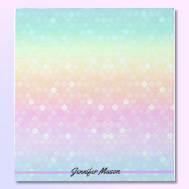 Bloc De Notas Bonito Pastel Mermaid Nota personal Pad Añadir nom