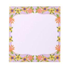 Bloc De Notas Bonito Petite Flowers You Personalizar Purple