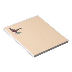 Bloc De Notas Bonito Ring Neck Pheasant Tan