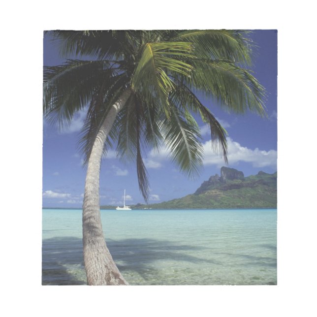 Bloc De Notas Bora Bora, Polinesia Francesa Mt. Otemanu visto (Frente)