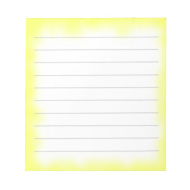 Bloc De Notas borde amarillo (Frente)