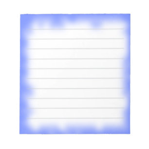 Bloc De Notas borde azul