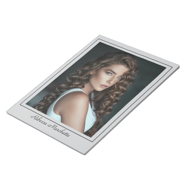 Bloc De Notas Borderline Actor Talent Photo Notepad (Lado Derecho)