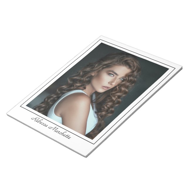 Bloc De Notas Borderline Actor Talent Photo Notepad (Lado Derecho)