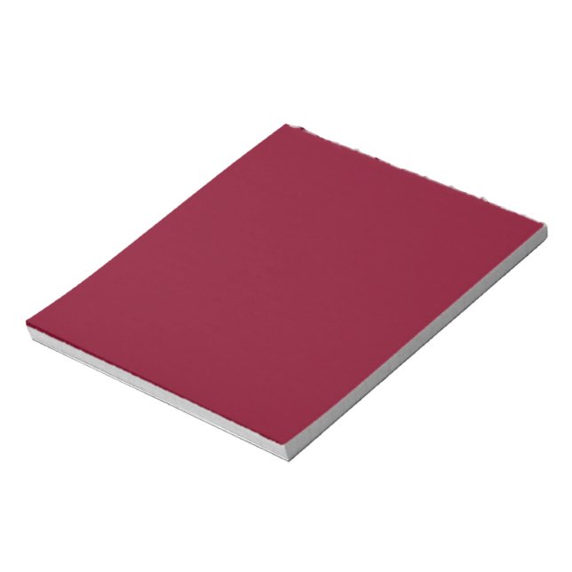 Bloc De Notas Borgoña (color sólido) (Lado Izquierdo)