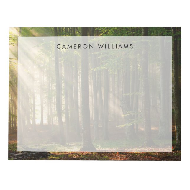 Bloc De Notas Bosques | Bosque otoñal (Frente)