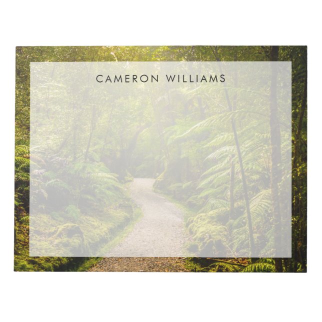 Bloc De Notas Bosques | Camino al bosque (Frente)