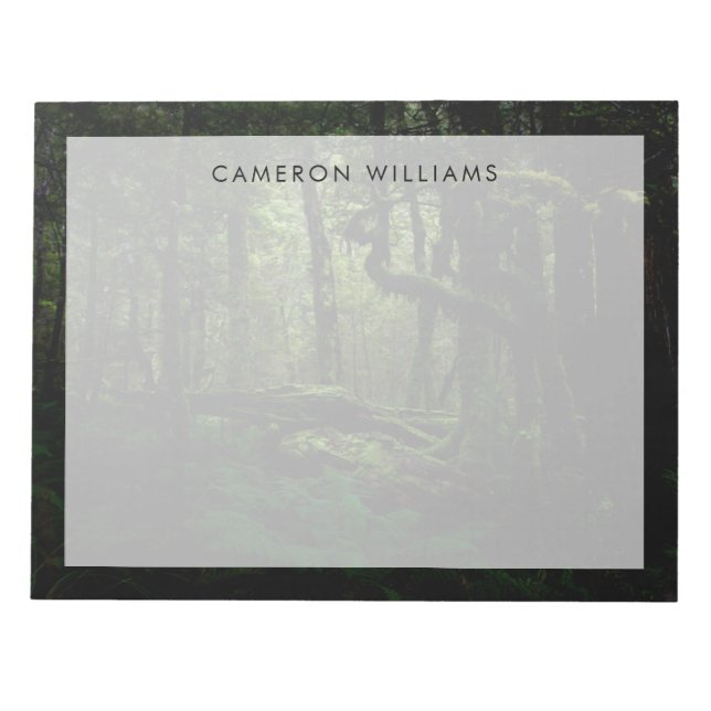 Bloc De Notas Bosques | Routeburn Track Fiordland Parque naciona (Frente)