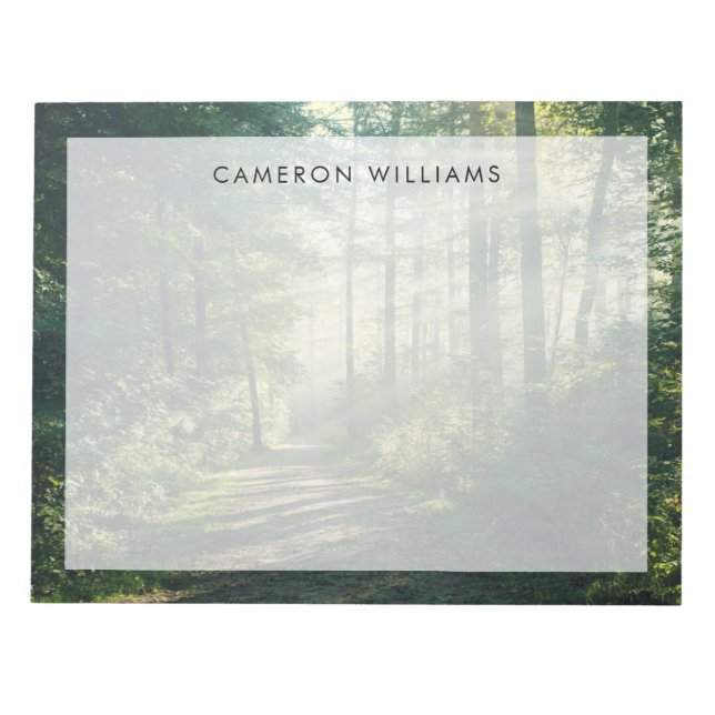 Bloc De Notas Bosques | Ruta Forestal Hamburgo Alemania (Frente)