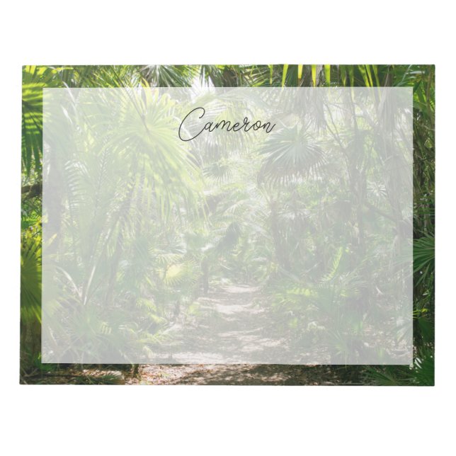 Bloc De Notas Bosques | Tropical Rainforest Tulum Mexico (Frente)