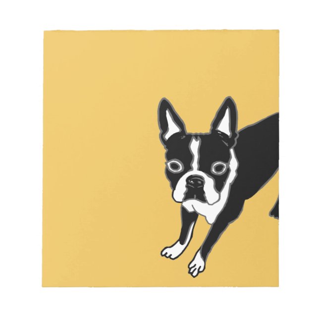 Bloc De Notas Boston Terrier (Frente)
