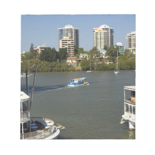 Bloc De Notas Botes de vapor, río Brisbane, Brisbane,