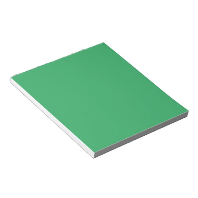 Bloc De Notas Botón personalizado esmeralda verde (Lado Derecho)