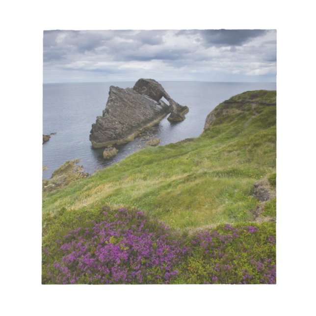 Bloc De Notas Bow Fiddle Rock, Portknockie, Escocia (Frente)