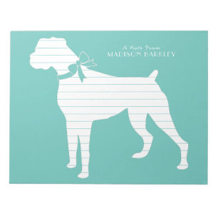 Bloc De Notas Boxer Dog Puppy