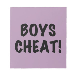 Bloc De Notas Boys Cheat