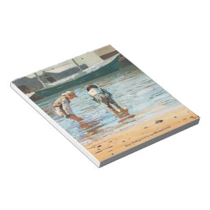 Bloc De Notas Boys Wading (1873) De Winslow Homer