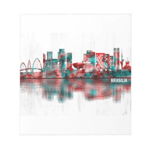 Bloc De Notas Brasilia Brazil Skyline