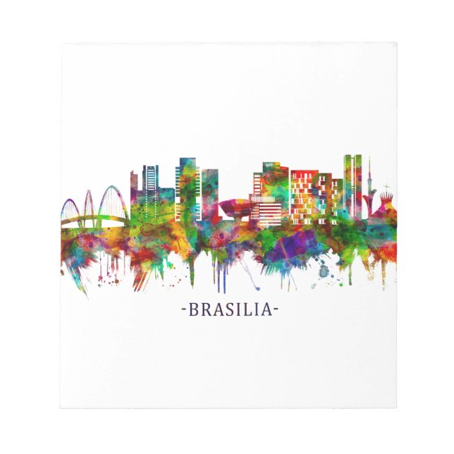Bloc De Notas Brasilia Brazil Skyline (Frente)