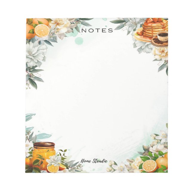 Bloc De Notas Breakfast in Bed Blank Notepad (Frente)