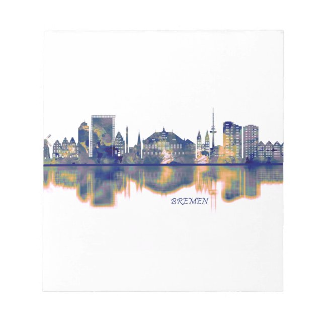 Bloc De Notas Bremen Skyline (Frente)