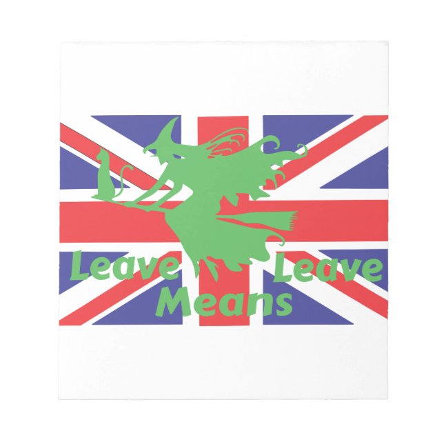 Bloc De Notas brexit (Frente)