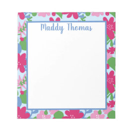 Bloc De Notas Bright Floral Notepad