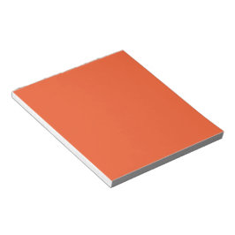 Bloc De Notas Bright Orange Minimalist Solid Background